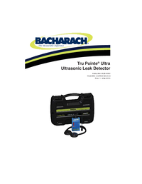 Thumbnail of document Manual - Tru Pointe Ultra Leak Detector